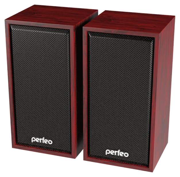 Колонки компьютерные Perfeo Cabinet Brown (PF_A4388) - купить в Perfeo, цена на Мегамаркет