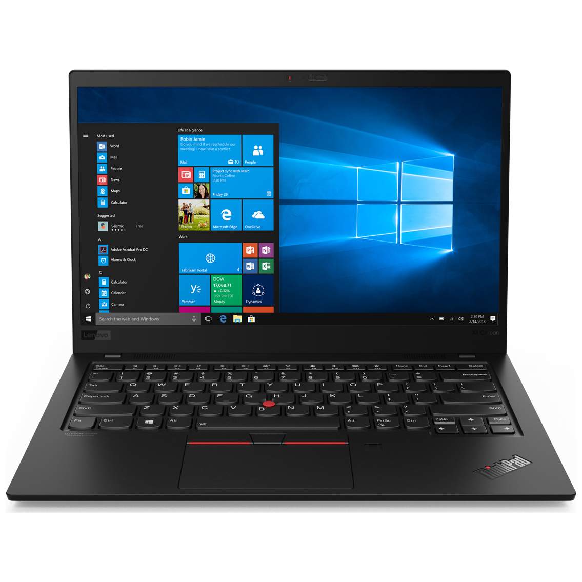 Ультрабук Lenovo ThinkPad X1 Carbon Gen 7 Black (20QD0032RT
