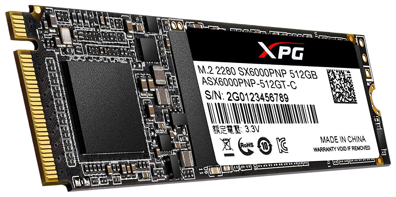 SSD диск ADATA XPG SX6000 Pro 512ГБ (ASX6000PNP-512GT-C) - отзывы  покупателей на Мегамаркет | 100024243328