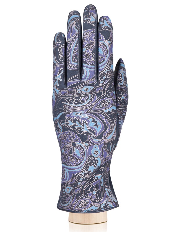 Перчатки женские Eleganzza IS00151 синие 6.5