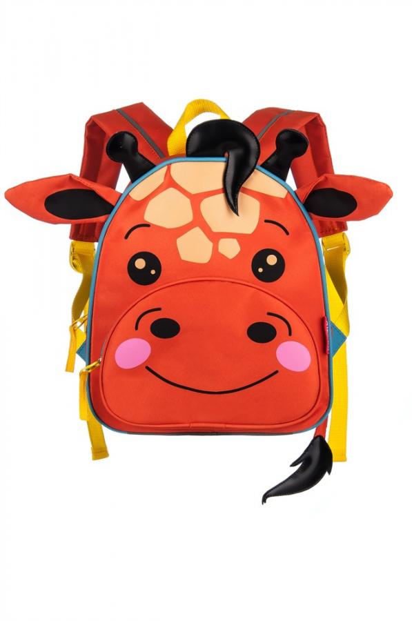 Рюкзак детский Grizzly RS-073-2 Дошкольный для девочкиираф