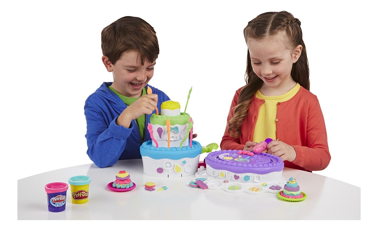 Праздничный торт play doh детский мир