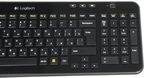 Беспроводная клавиатура Logitech K360 Grey/Black (920-003095)