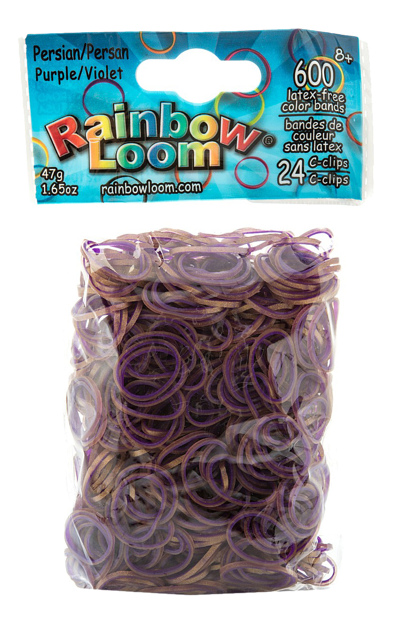 Купить плетение из резинок Rainbow Loom Персидская коллекция фиолетовый,  цены на Мегамаркет | Артикул: 100023261329