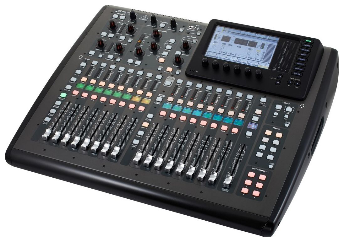 Микшерный пульт behringer x32. Behringer x32 Compact. Пульт Behringer x32. Цифровой микшер Behringer x32.