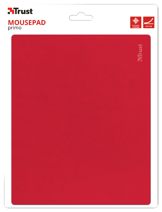Red trust. Коврик для мышки в красном цвете. примо ред. коврик для мыши primo - red.