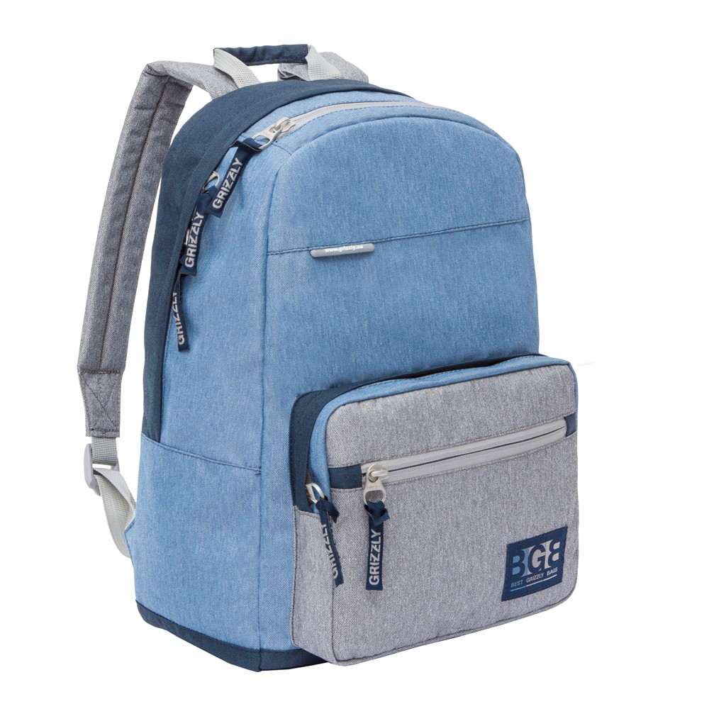 Рюкзак мужской Grizzly RQ-008-2 синий