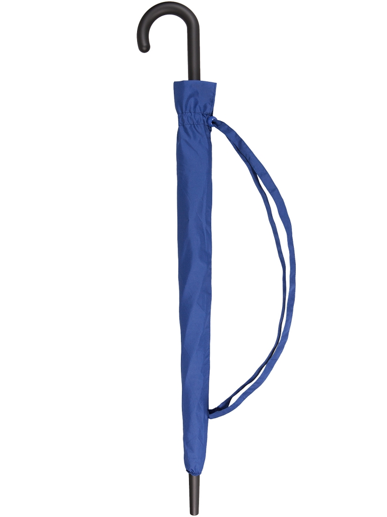 Зонт-трость женский автоматический Eleganzza T-05-0379D синий