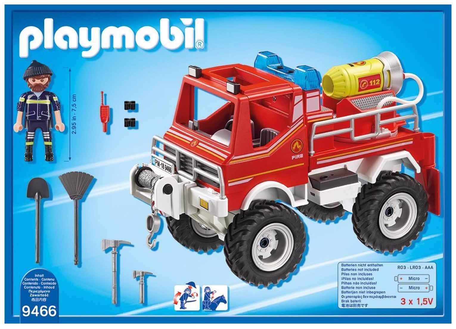 Купить игровой набор Playmobil Пожарная служба: пожарная машина 9466pm,  цены на Мегамаркет