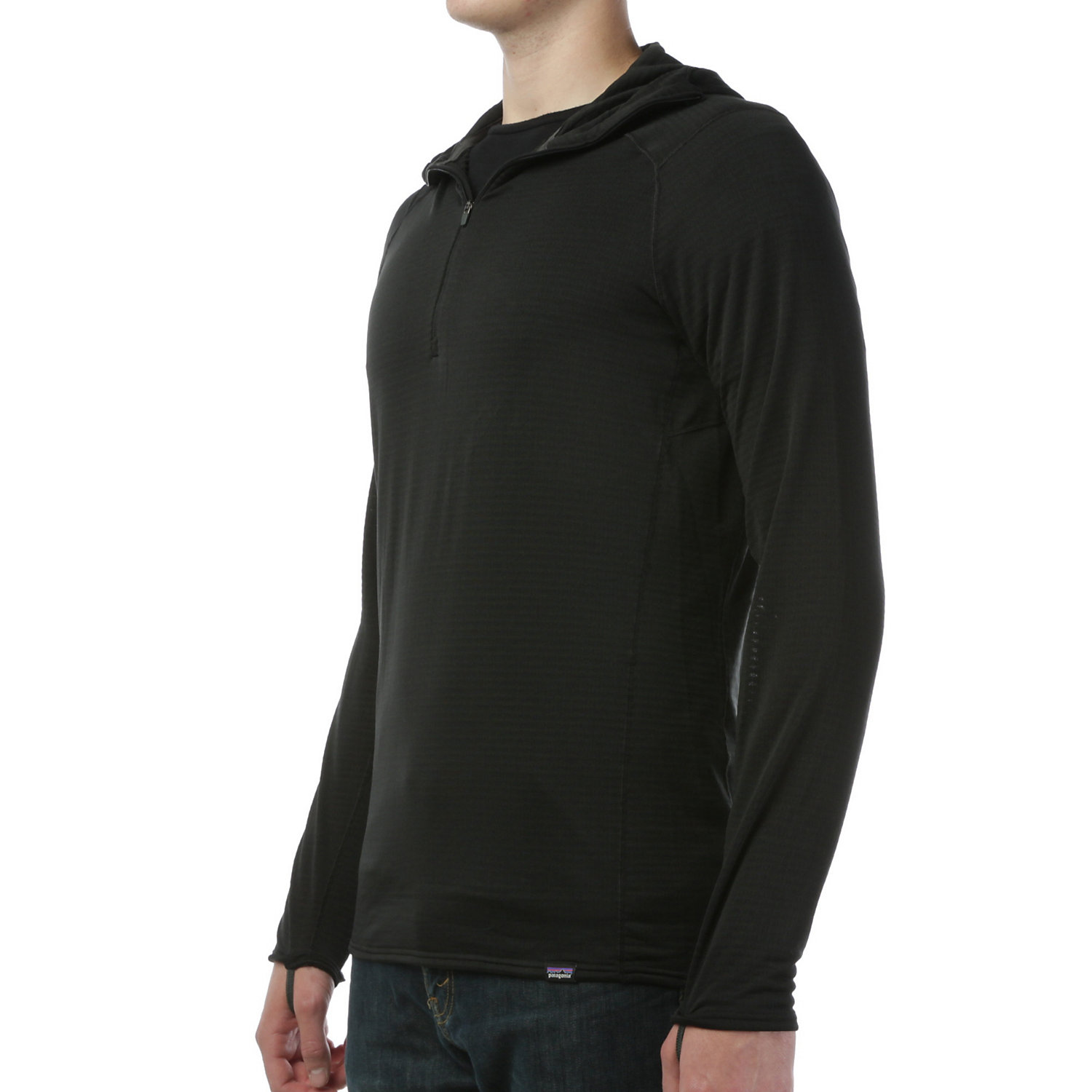 patagonia capilene thermal weight zip neck hoody