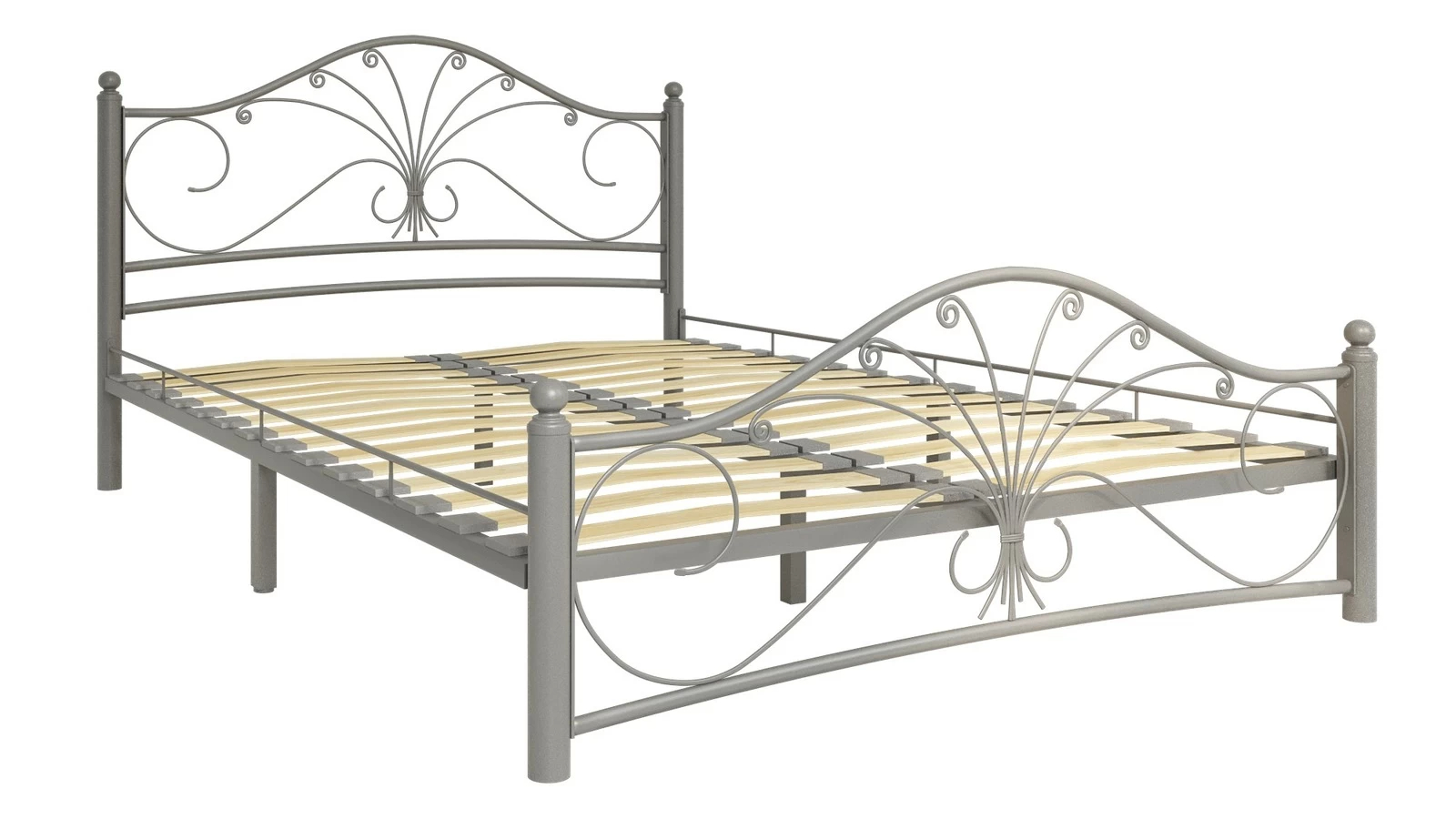 Кровать Askona PROVANCE, цвет серый 140x200