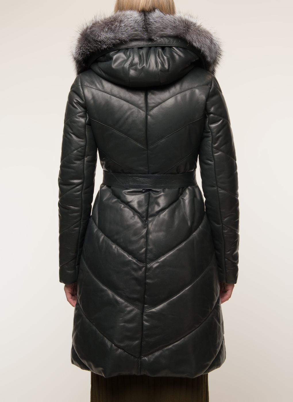 Пальто женское Imperiafabrik 42940 черное 42 RU