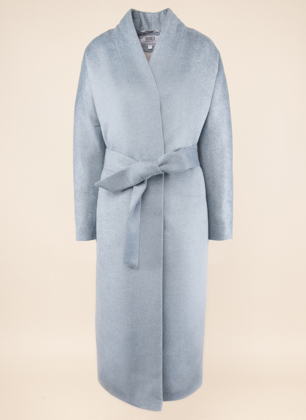 Пальто женское Каляев 50106 голубое 44 RU