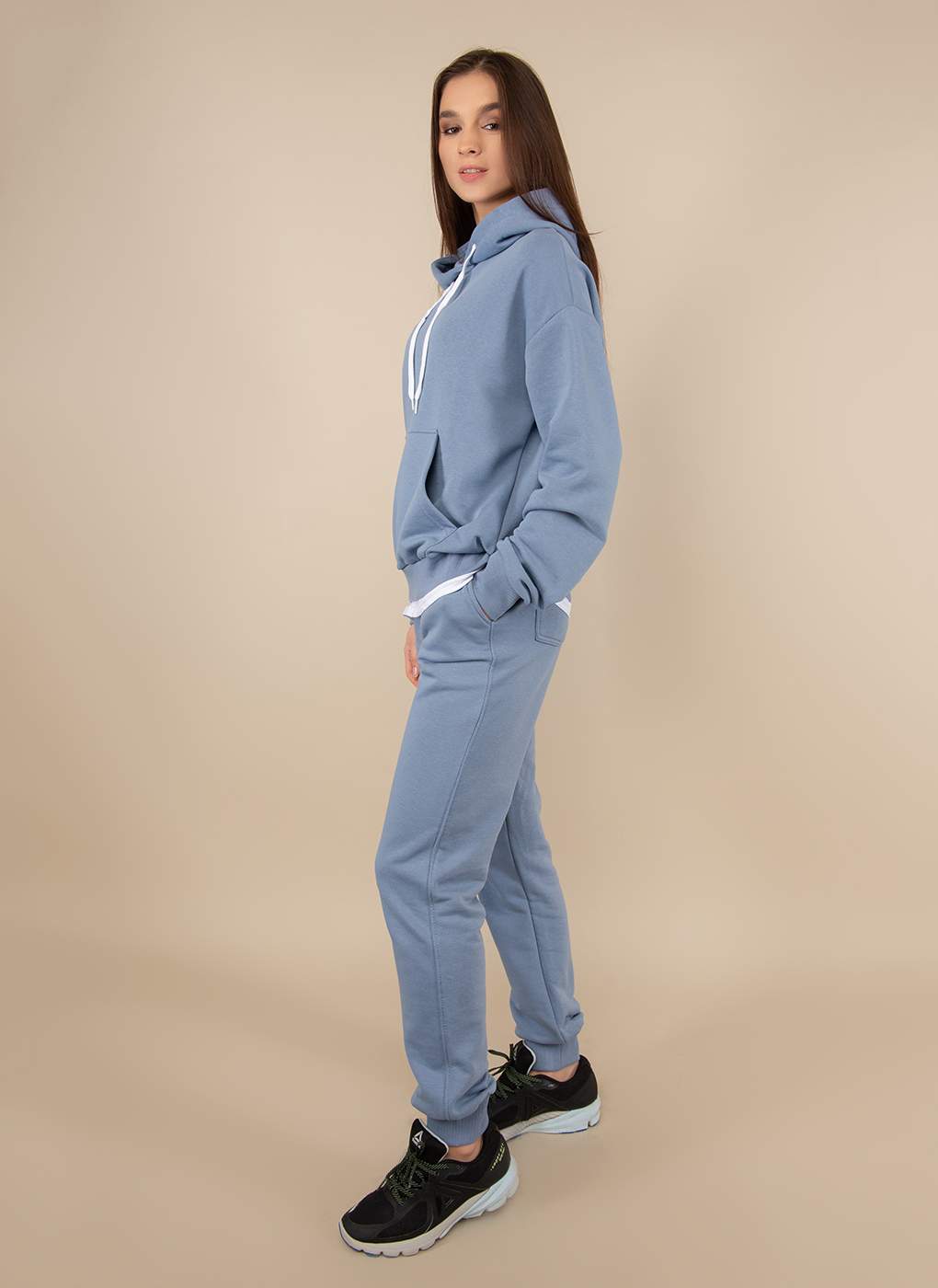 Спортивные брюки женские Каляев 50976 синие 46-48 RU