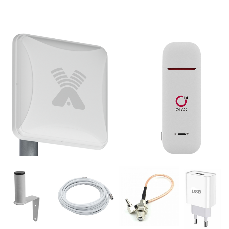 Мобильный интернет на дачу 3G/4G/WI-FI - Комплект Olax Lite ( Модем ...