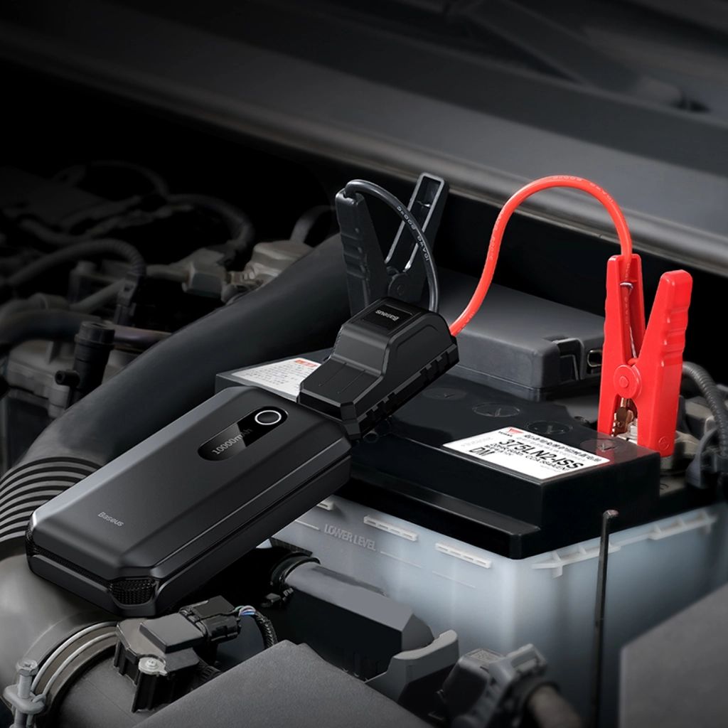 Внешний аккумулятор Baseus Super Energy Air Car Jump Starter 10000mAh черный  - купить в Москве, цены на Мегамаркет | 600006944377