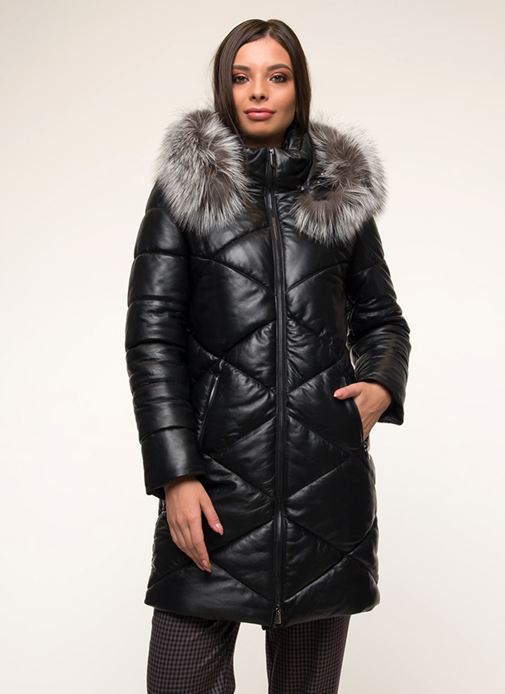 Пальто женское Каляев 44456 черное 46 RU