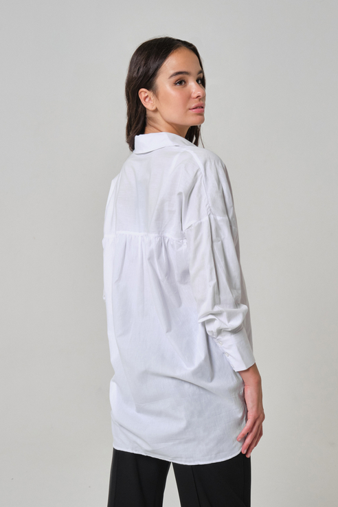 Рубашка женская Tom Farr T W7604.50 белая 42 RU