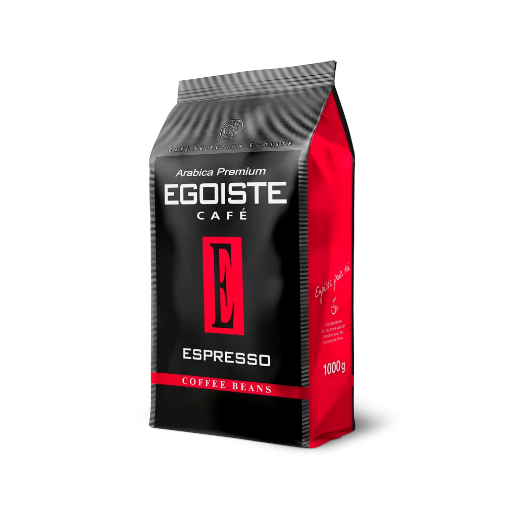 Кофе EGOISTE Espresso в зернах, 1 кг - купить в Мегамаркет Краснодар, цена на Мегамаркет