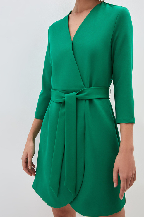 Платье женское ZARINA 1422000500 зеленое 42 RU