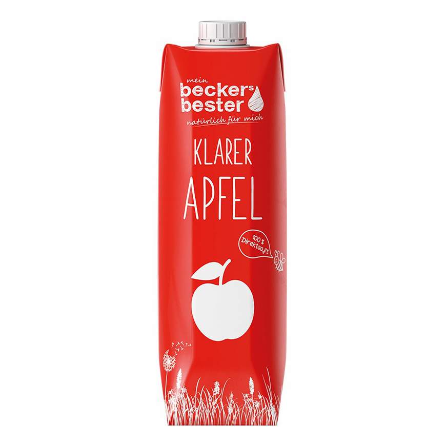 Сок Beckers Bester яблочный осветленный 1 л