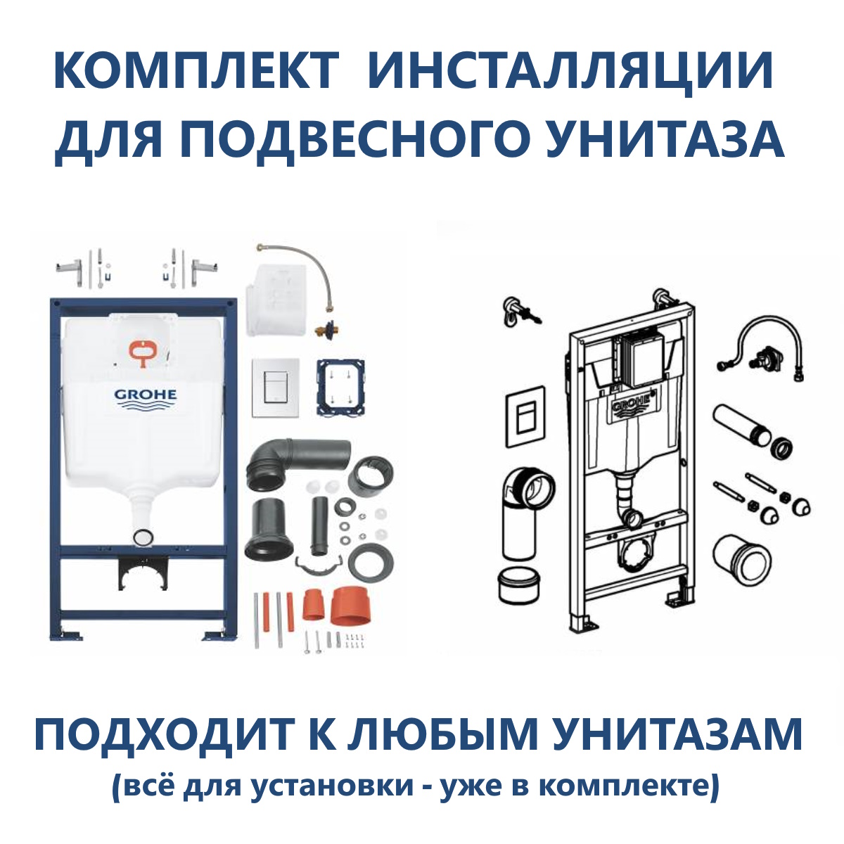 Инсталляция Grohe Купить В Новосибирске