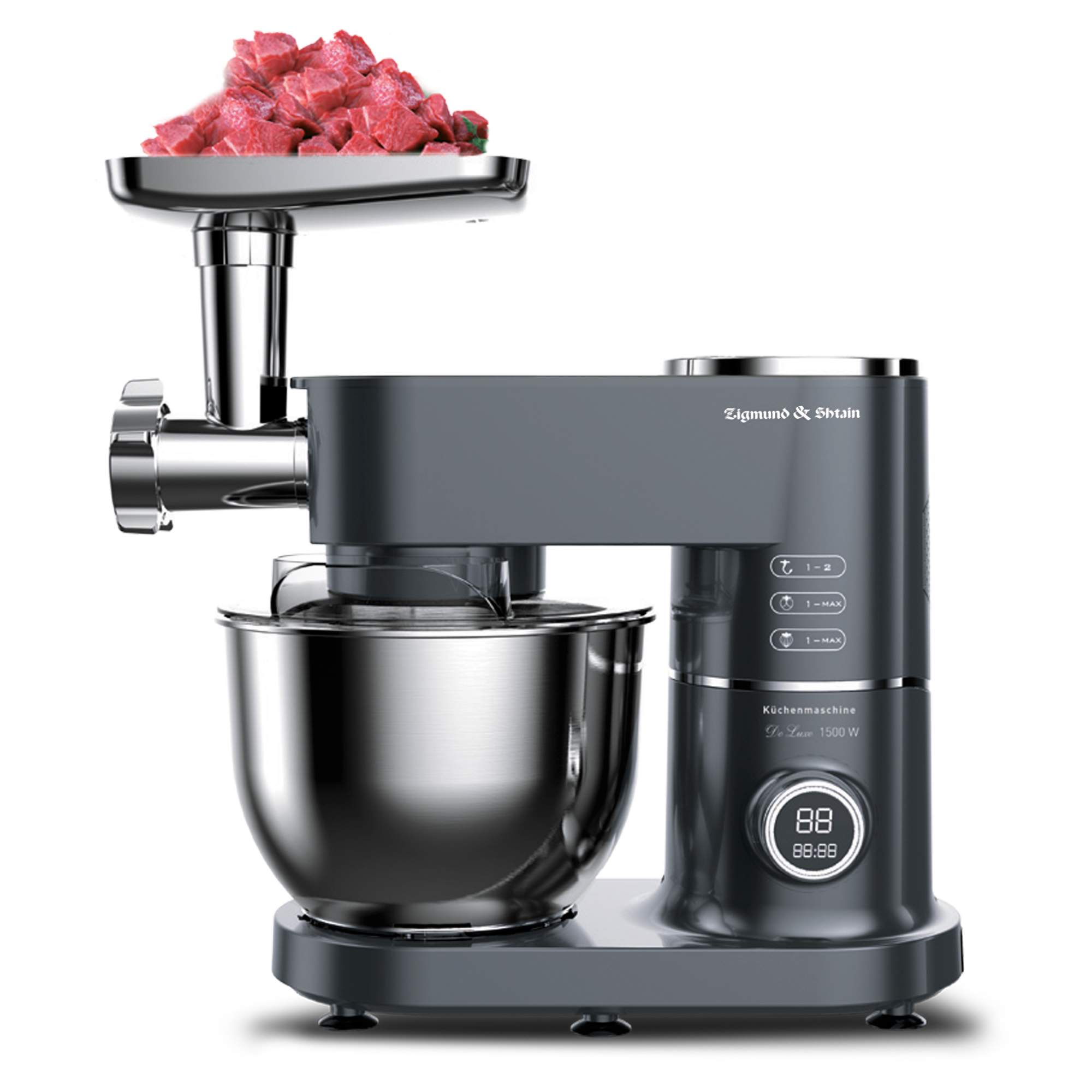 Кухонный комбайн Zigmund & Shtain ZKM-994 серый, черный, купить в ...