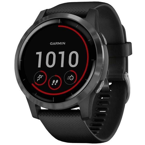 Спортивные наручные часы Garmin Vivoactive 4S Black/Slate - купить в Москве, цены на Мегамаркет | 100025790630