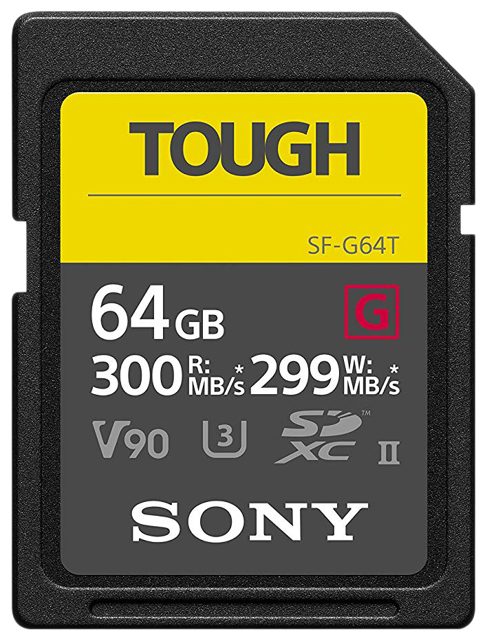 Карта памяти sony tough sdxc 128gb 277r 150w sf m128t t