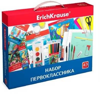 Набор для первоклассника в подарочной упаковке ErichKrause, 43 предмета, 45413