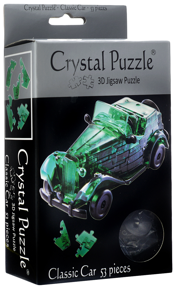 Купить 3D-пазл Crystal Puzzle машина 53 детали, цены на Мегамаркет |  Артикул: 100025566530