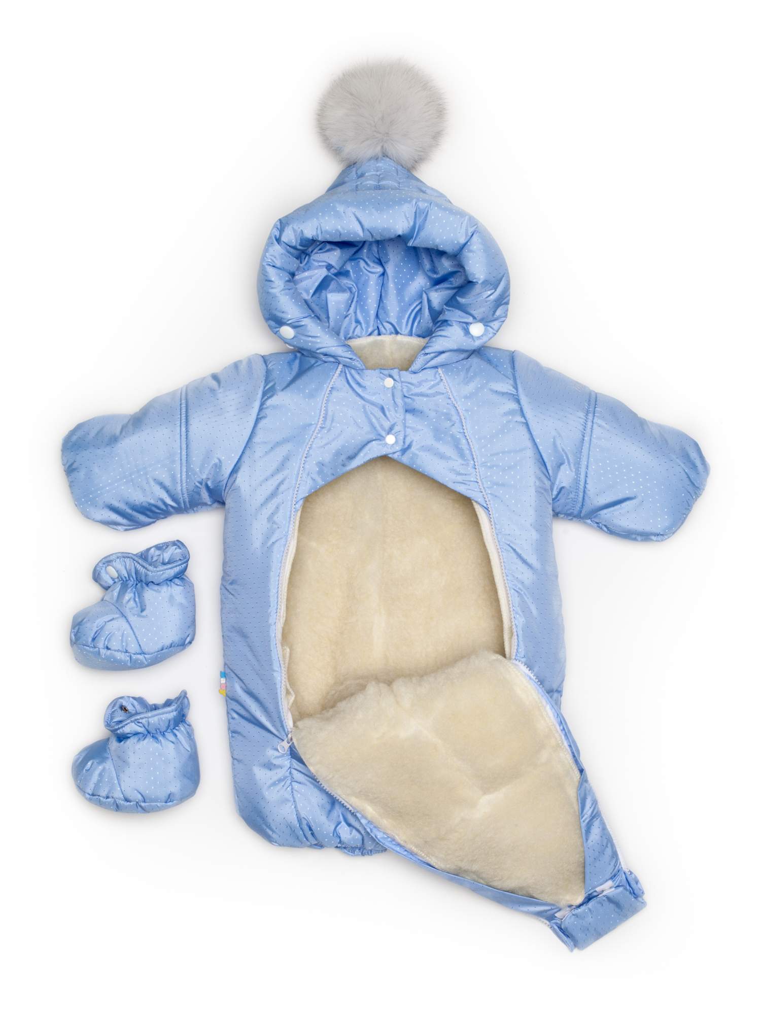 Зимний костюм для новорожденного