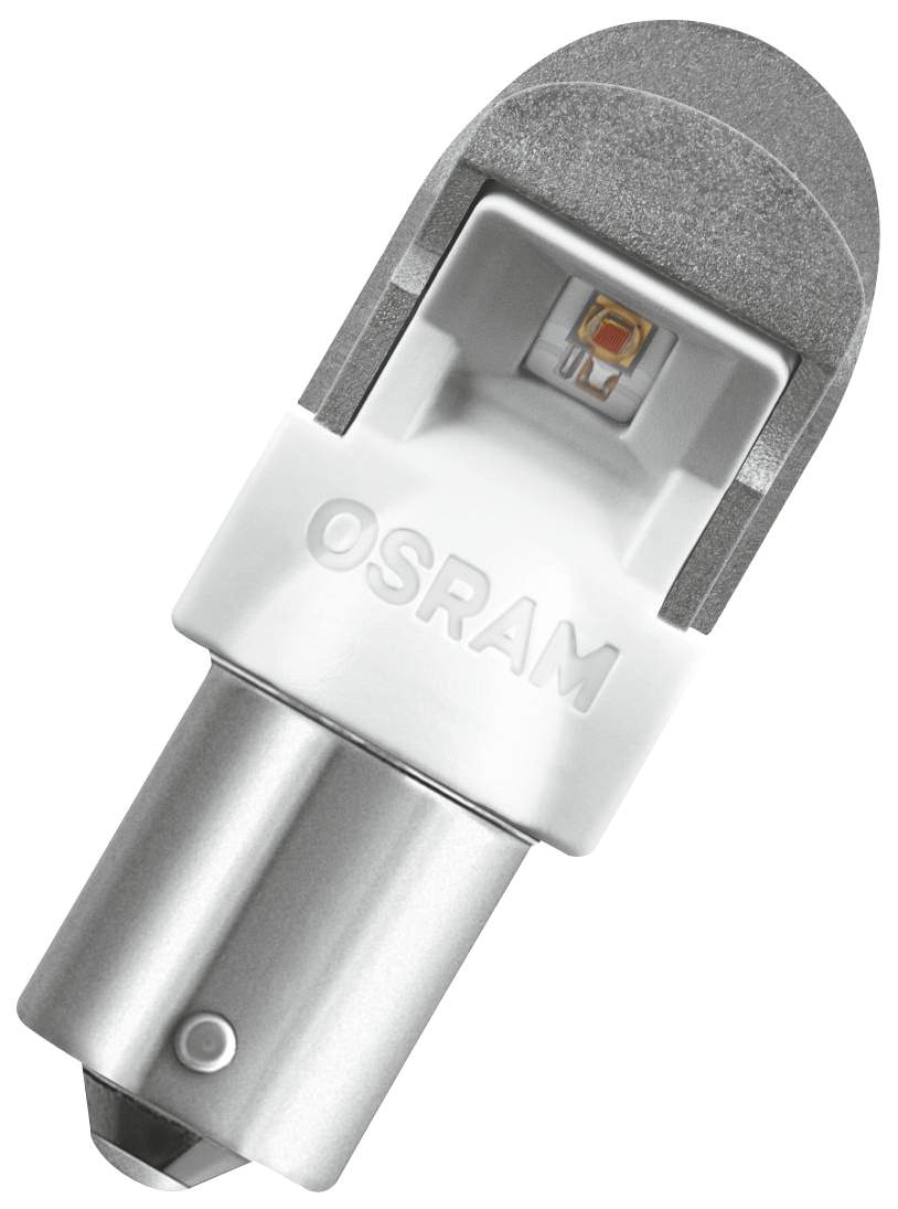 Лампа светодиодная автомобильная OSRAM 2W 12V BA15S 1500K (7556YE-02B) - купить в Bunker-svet, цена на Мегамаркет