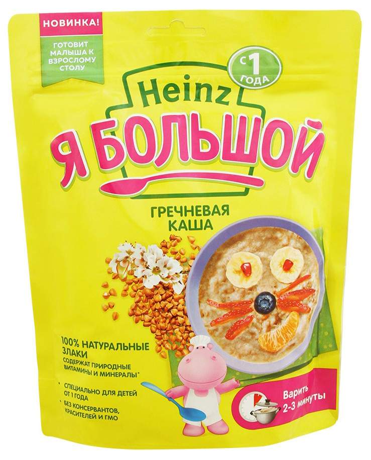 Каша молочная heinz гречневая с 4 мес 250 г