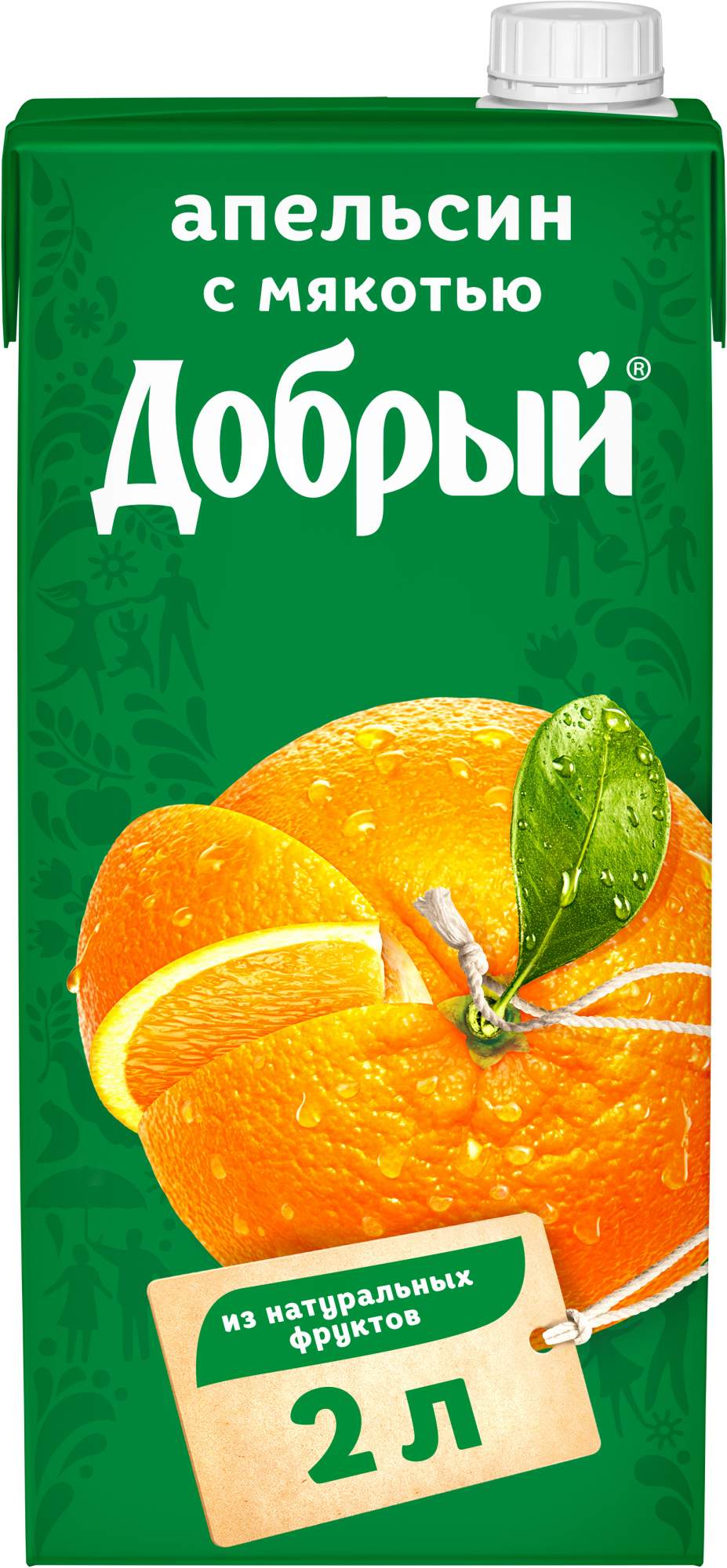 Нектар Добрый апельсин 2 л