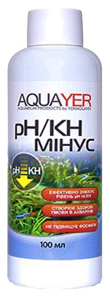 Кондиционер для пресноводного аквариума Aquayer pH/KH минус 100мл