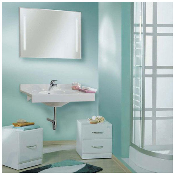 Зеркало для ванной AQUATON Отель 800 1A101302OT010 белый