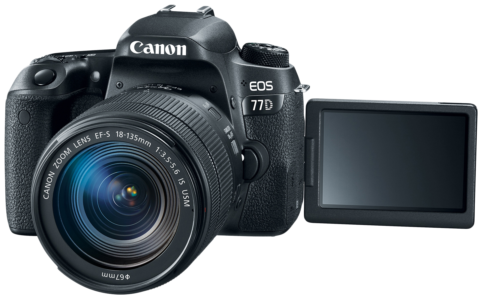 Фотоаппарат зеркальный Canon EOS 77D 18-135mm IS USM Black