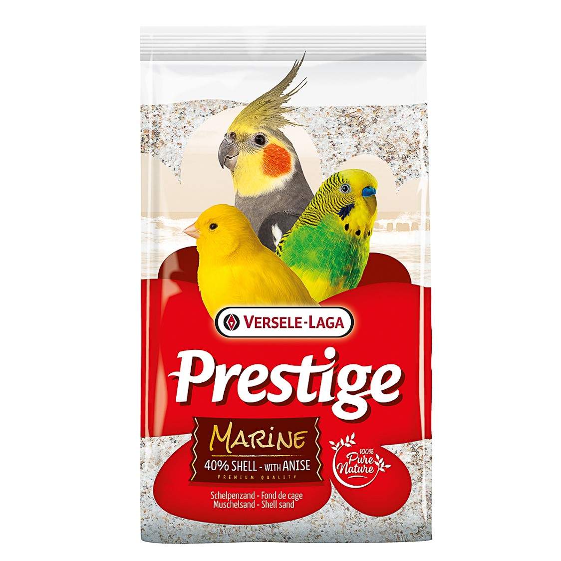 Песок для птиц Versele-Laga Prestige Marine Shell Sand морской 5 кг
