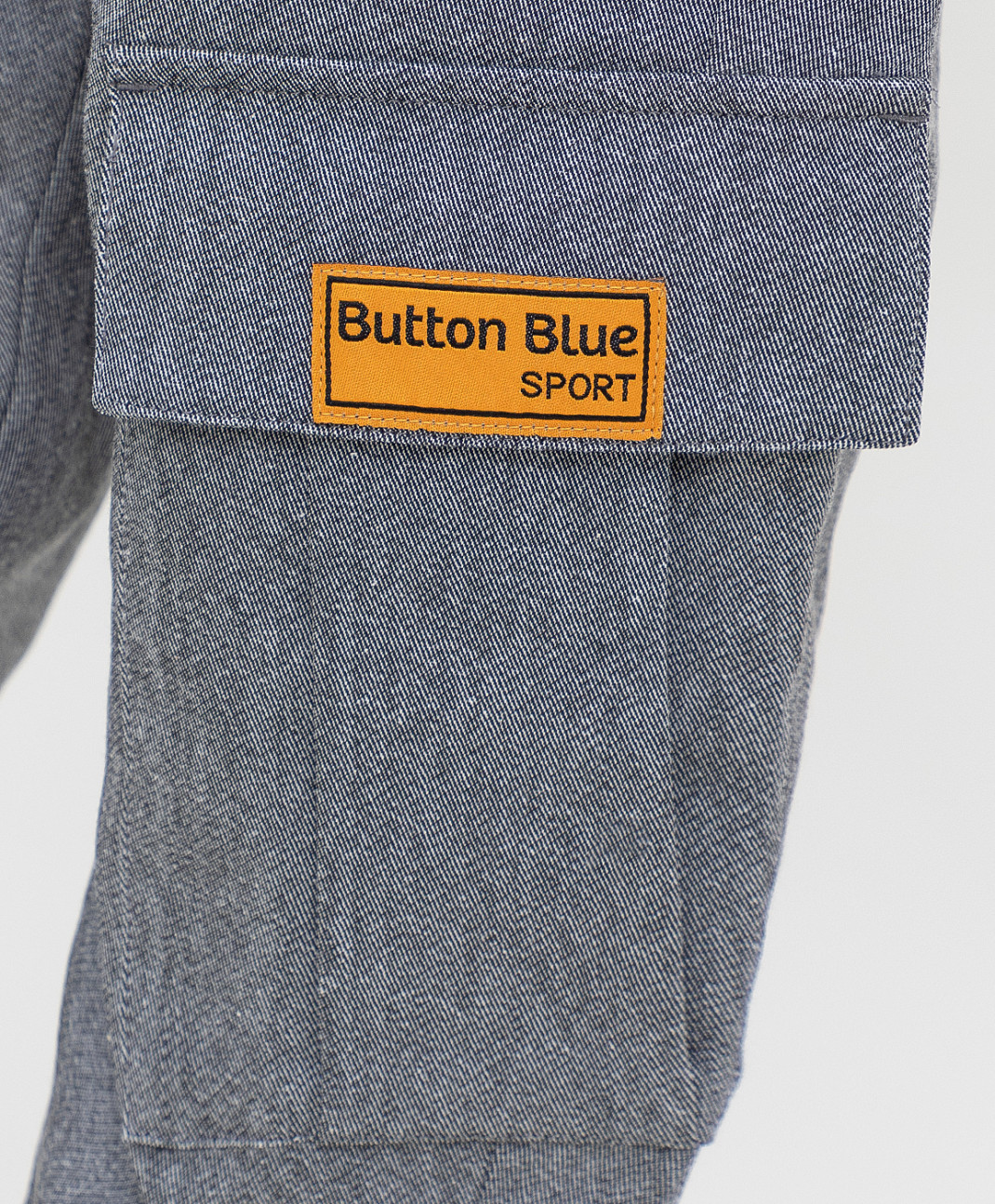 Джинсы детские Button Blue 122BBBMC6302D400 серый р.122