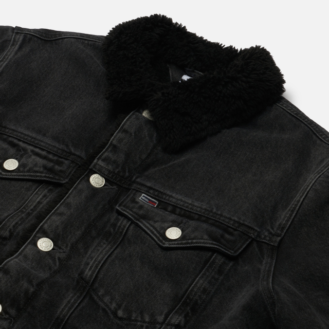 Джинсовая куртка мужская Tommy Jeans DM0DM115691BZ черная S