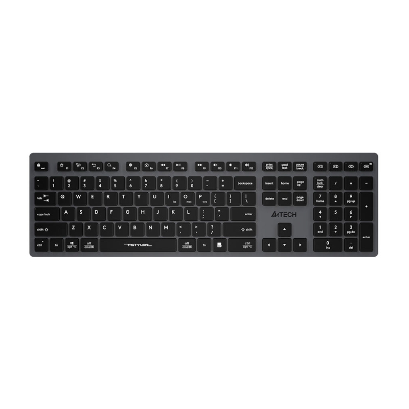 Беспроводная клавиатура A4Tech Fstyler FBX50C Gray - купить в Ситилинк, цена на Мегамаркет