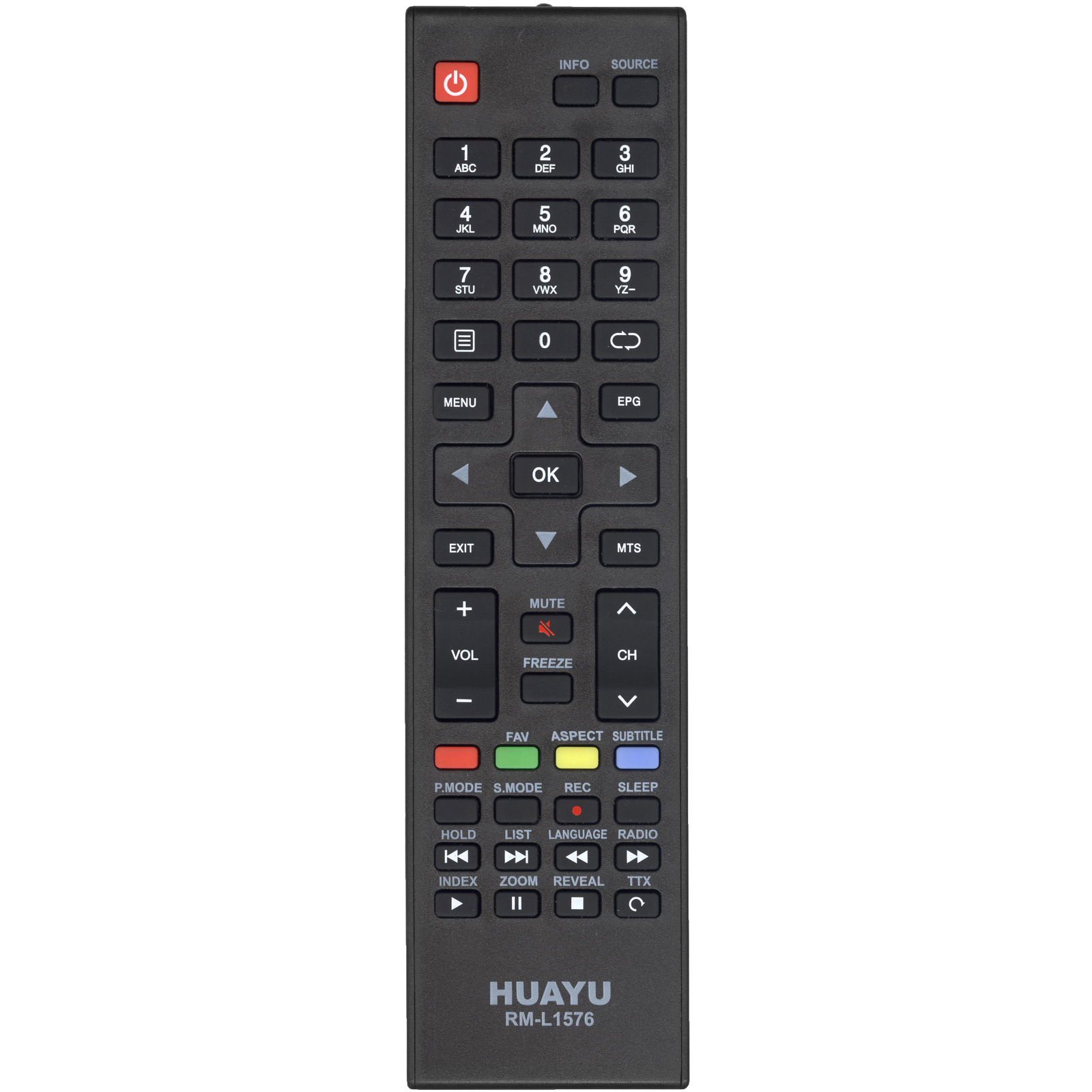 Универсальный пульт ДУ Huayu для Daewoo SMART TV RM-L1576, купить в Москве,  цены в интернет-магазинах на Мегамаркет