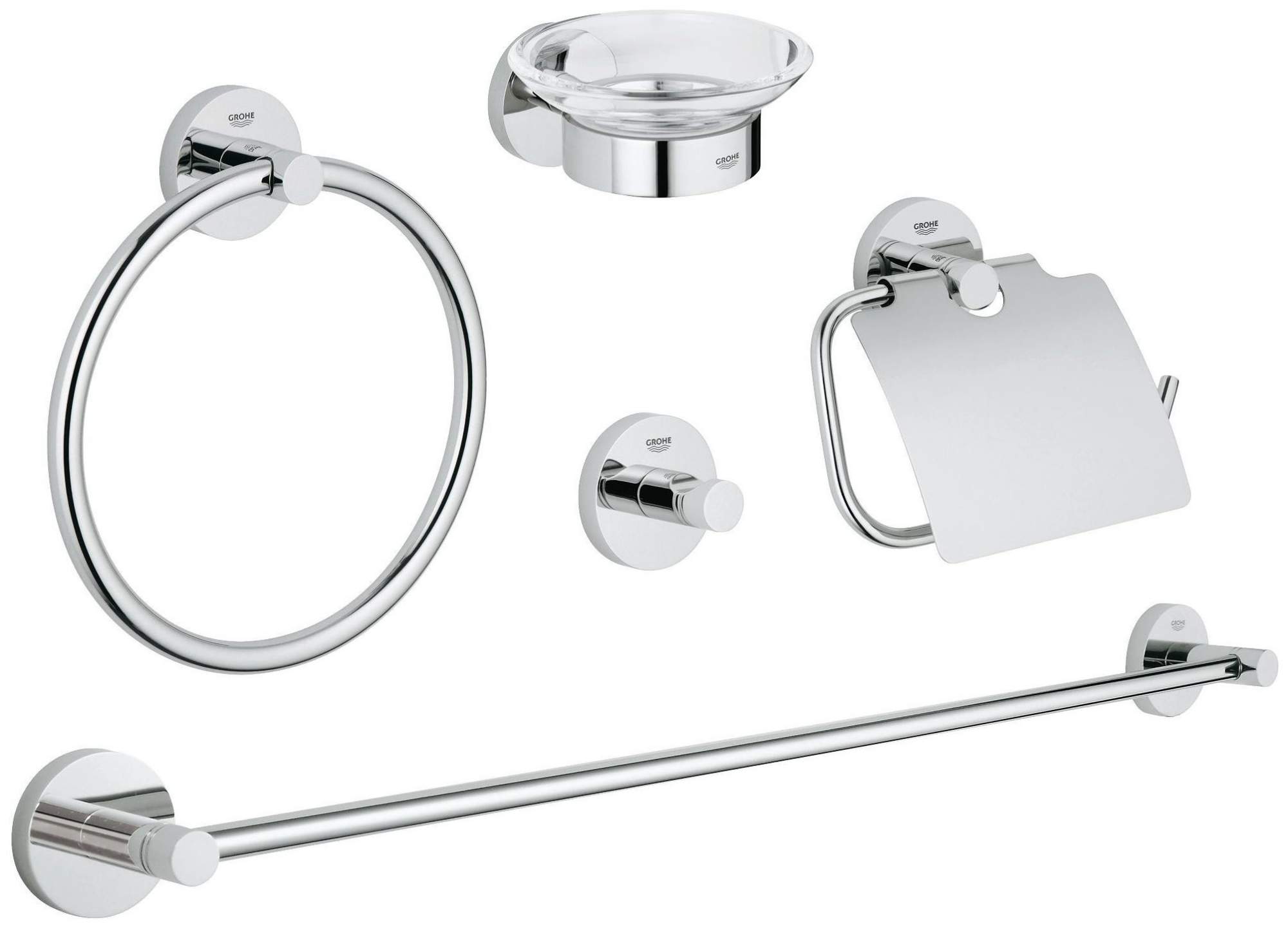 Набор для ванной комнаты Grohe essentials (5 пр.) 40344001