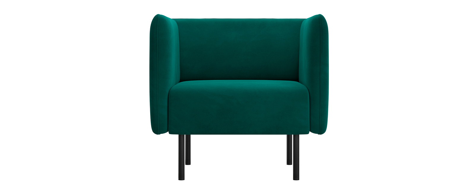 Кресло D1 furniture Рио AAA41219005, изумрудный/коричневый