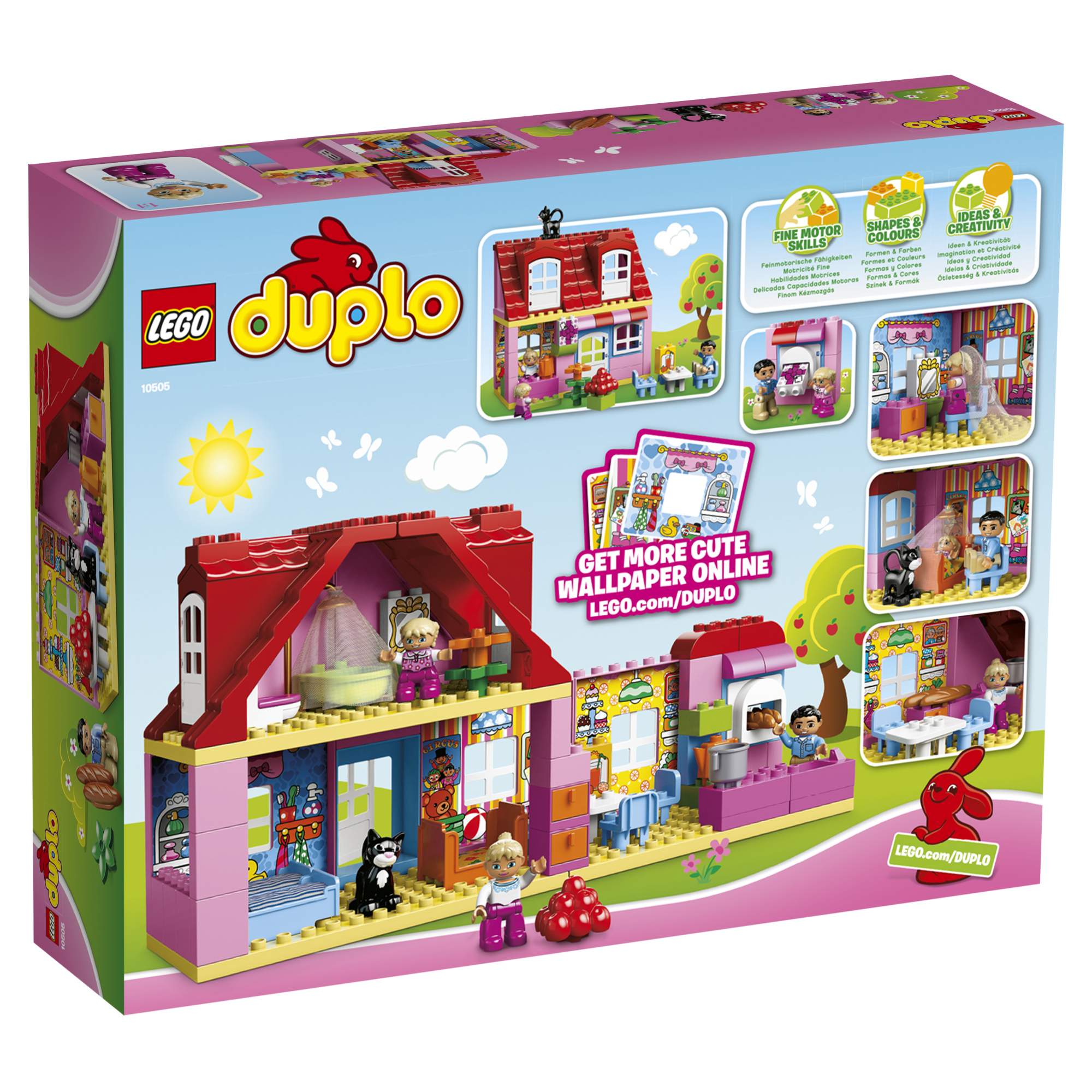 Конструктор LEGO DUPLO Town Кукольный домик (10505) - отзывы покупателей на  Мегамаркет