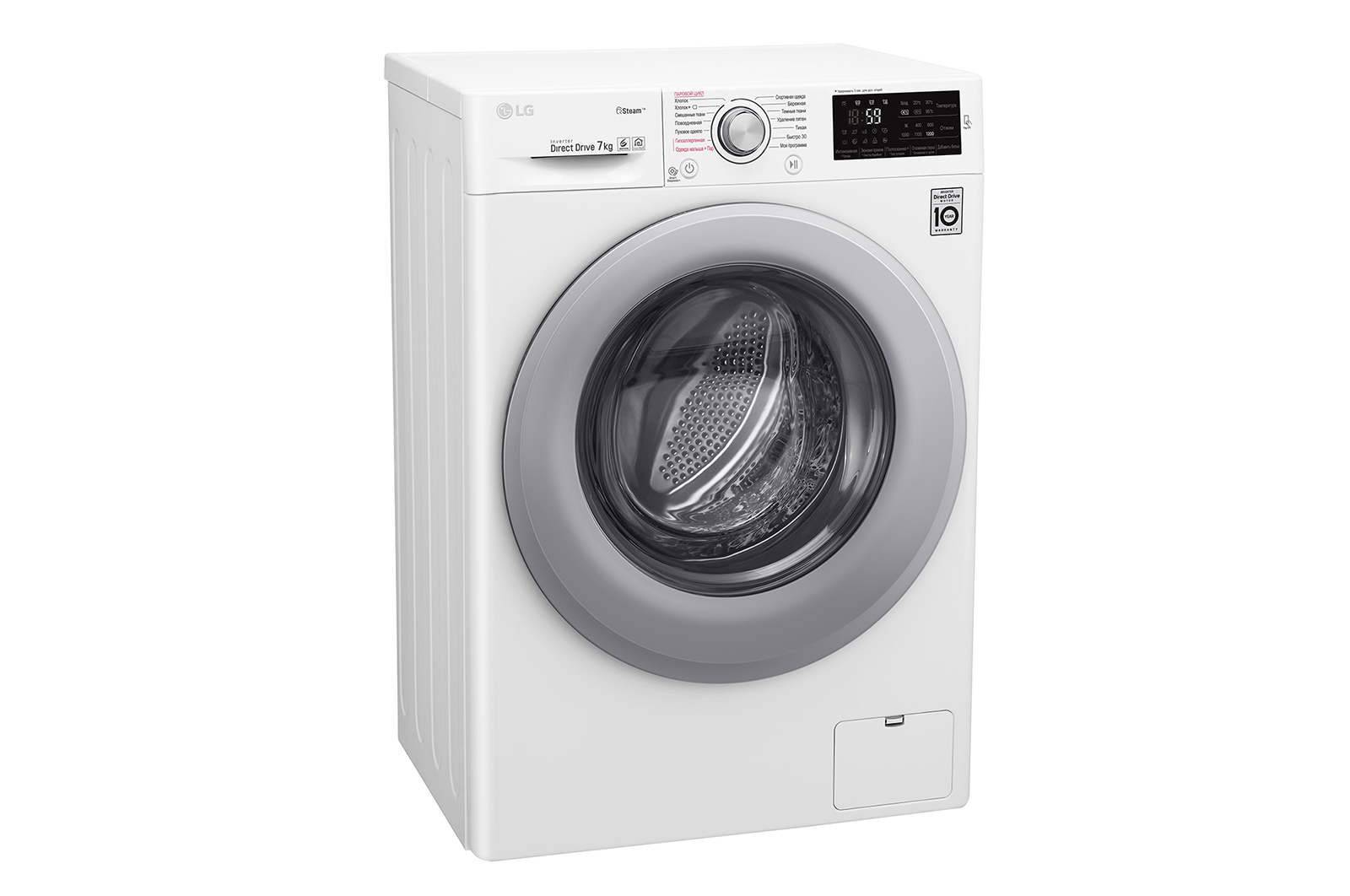 Миниатюра Стиральная машина LG F2M5HS4W белый №3