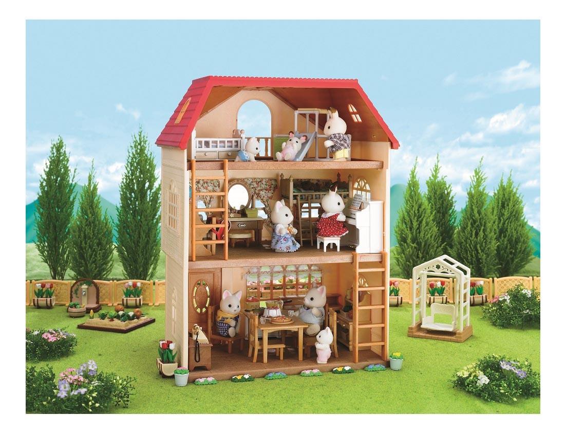 Купить игровой набор Sylvanian Families Трехэтажный дом, цены на Мегамаркет