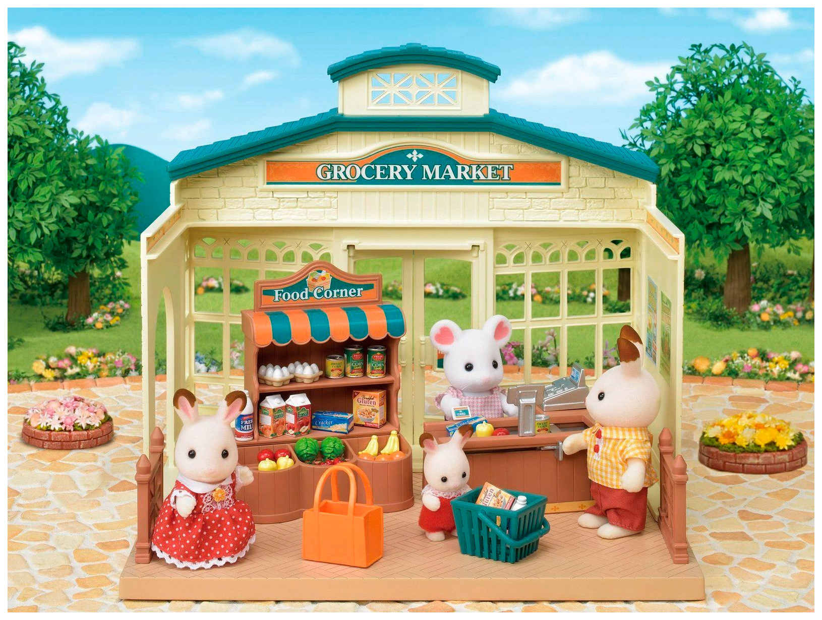 Товары фэмили. Sylvanian Families 5315. Sylvanian Families продуктовый магазин 5315. Sylvanian Families Calico Critters. Сильвания Фэмили Toy shop.