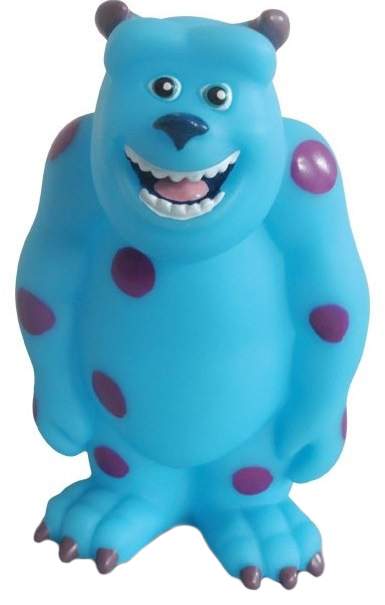 Игрушка-пищалка для собак Triol Disney Sulley из винила, синяя, 14,5 см
